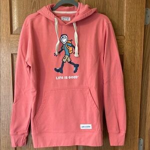 Life is Good Men's Coral Hoodie